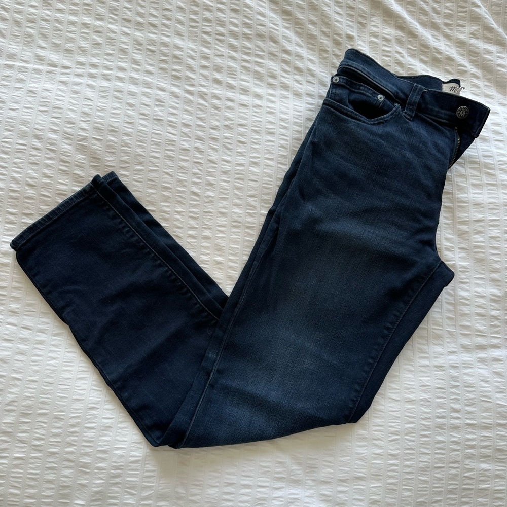 Madewell dark wash slim jeans